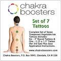 Chakra Boosters Healing Tattoos™ Set of 7